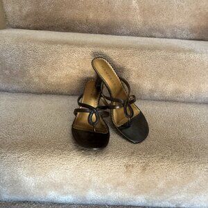 RAMPAGE - MOIRA - BROWN CROCO HEELS